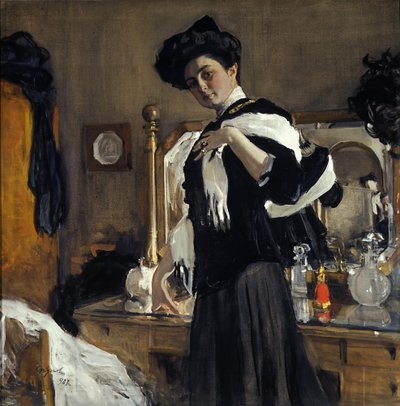Portrait of G.L. Hirschman by Valentin Aleksandrovich Serov